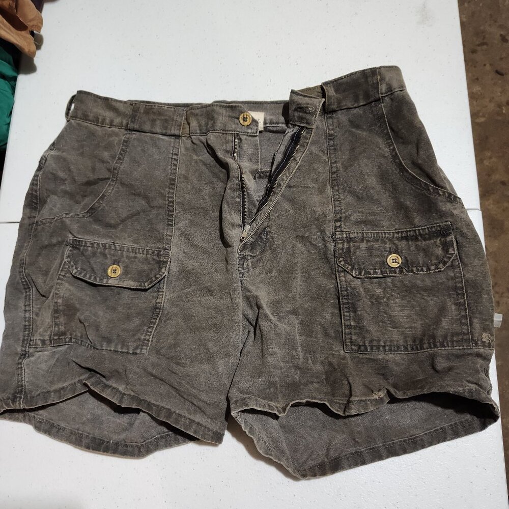 Campus 100% Cotton Vintage Mens Shorts 34 Front Pockets Short Inseam
